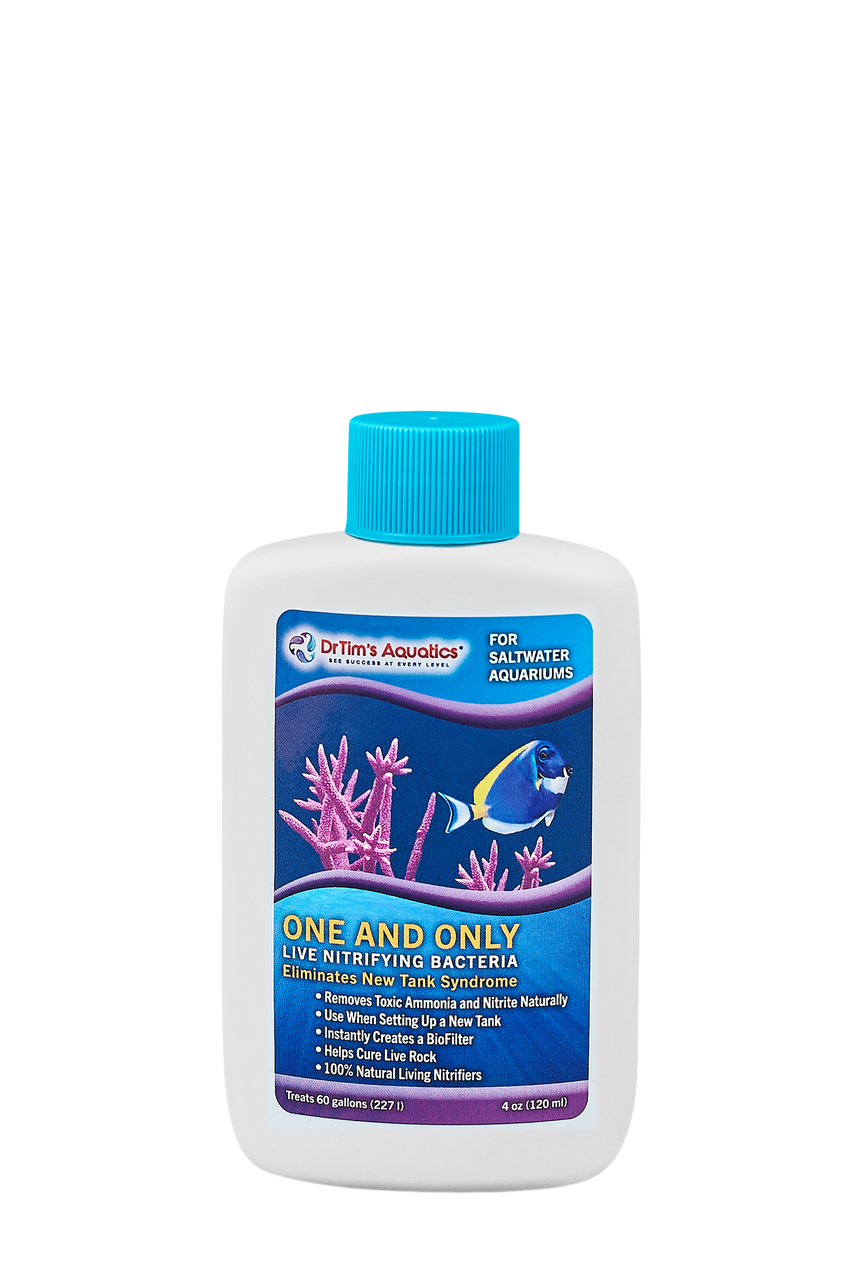 Dr. Tim's Aquatics One & Only Live Nitrifying Bacteria for Saltwater Aquariums 4 fl. oz