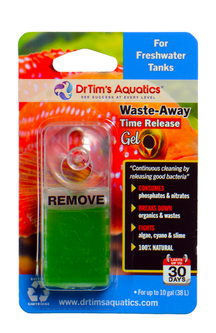 Dr. Timās Aquatics Waste - Away Freshwater Time Release Gel Water Clarifier SM - Aquarium