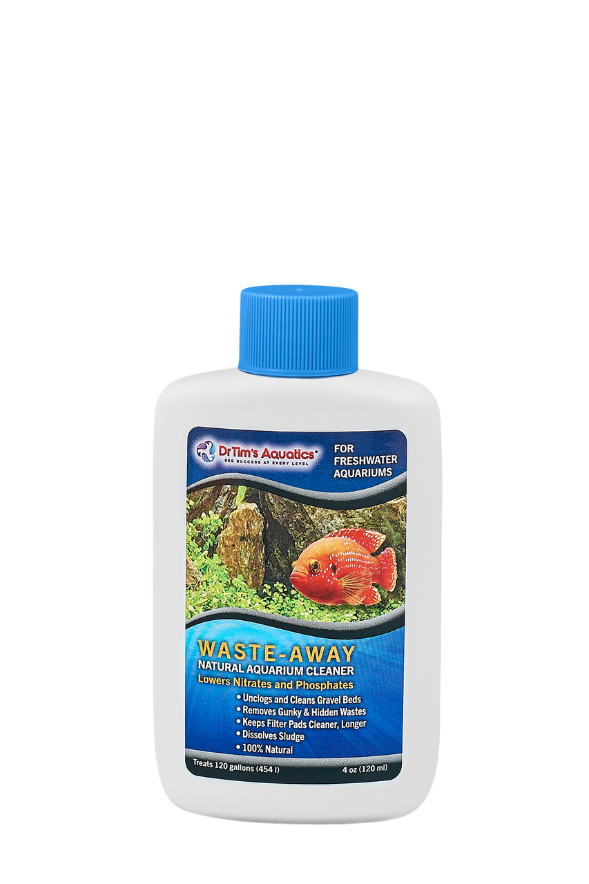 Dr. Tim's Aquatics Waste-Away Natural Aquarium Cleaner for Freshwater Aquarium 4 fl. oz