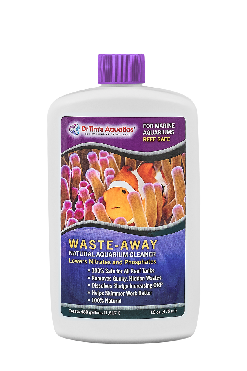 Dr. Tim's Aquatics Waste-Away Natural Aquarium Cleaner for Reef Aquarium 16 fl. oz