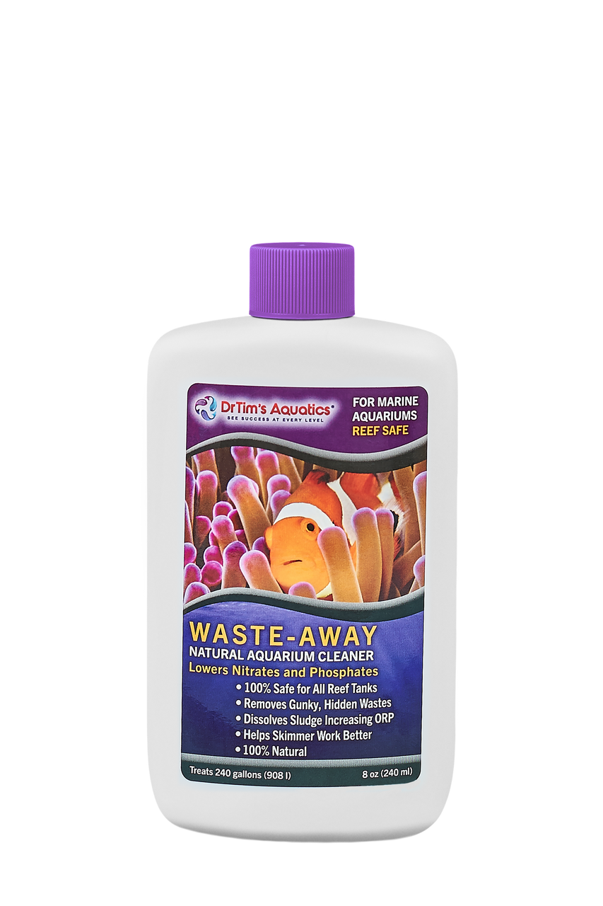 Dr. Tim's Aquatics Waste-Away Natural Aquarium Cleaner for Reef Aquarium 8 fl. oz
