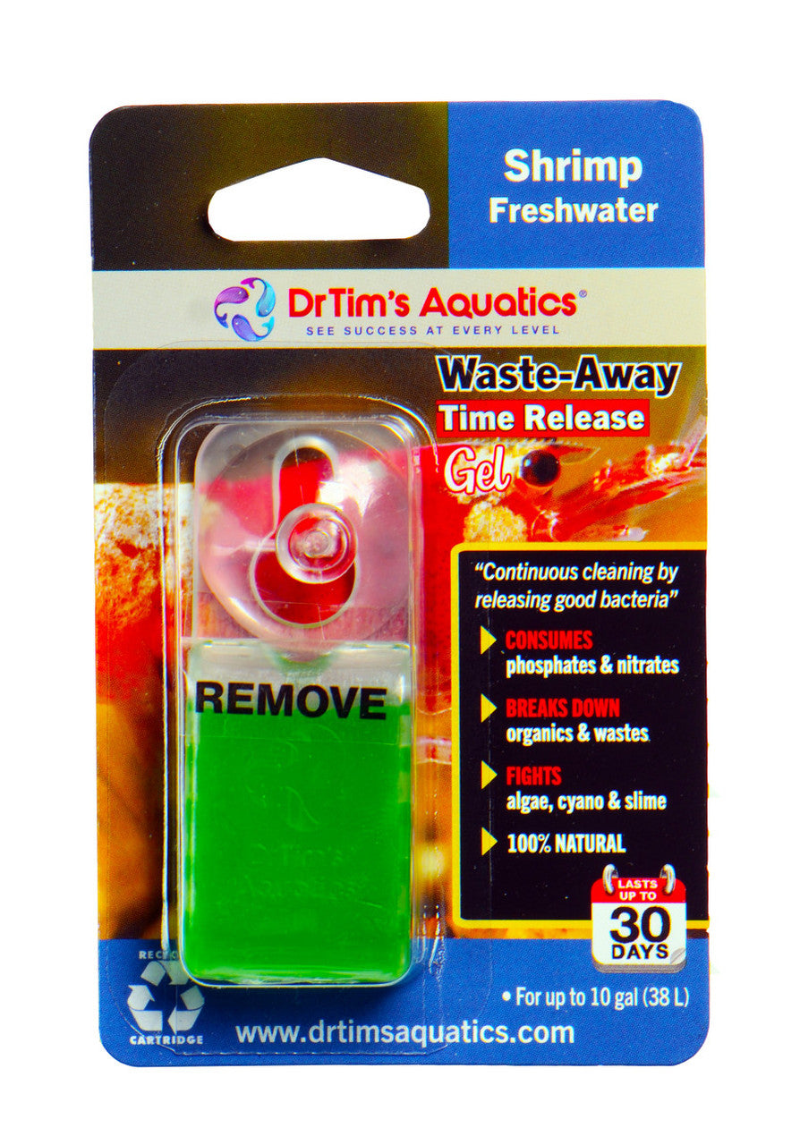 Dr. Timβs Aquatics Waste - Away Time Release Gel For Shrimp 10 gal Single - Aquarium
