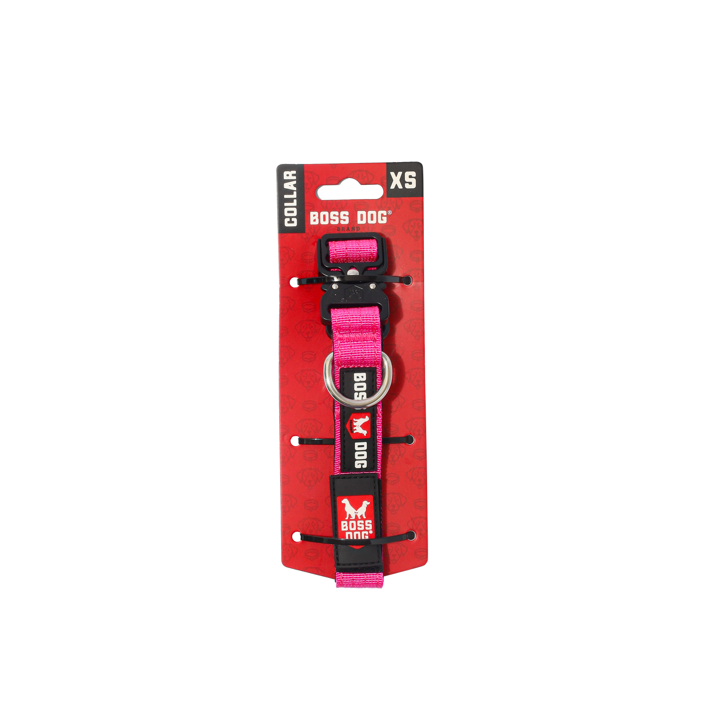 Boss Dog Tactical Adjustable Dog Collar Hot Pink X-Small, 11-14 in 850065051727