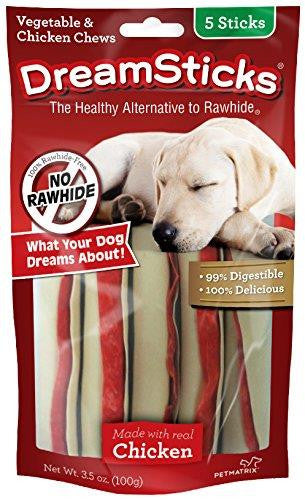 Dreambone Dreamstik Chicken Dog Chew 5pck 923086 892383002593