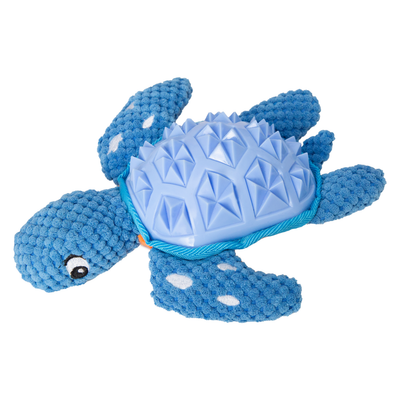 Snugarooz Titan the Turtle Plush Dog Toy 10 in 810120995601