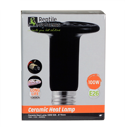 Reptile Systems Ceramic Heat Emitter Black 100 W 3443981200514