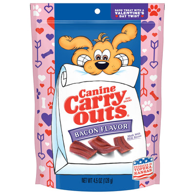 Canine Carry Outs Bacon Flavor Dog Treats 4.5 oz 079100520022