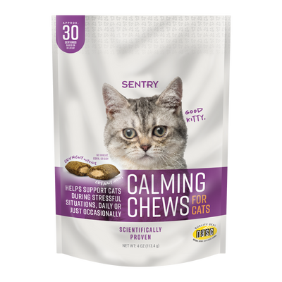 SENTRY Calming Chews for Cats 4 oz 073091040118