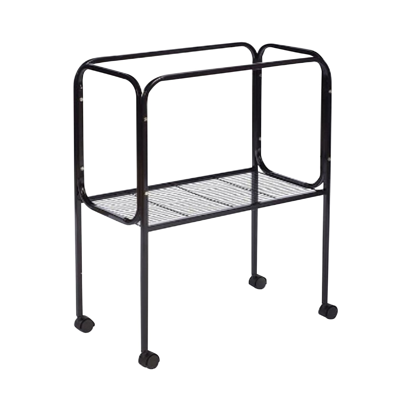 A & E Cages Happy Beaks Cage Stand for 26x14 Cages Black 2ea/2 pk 644472009231