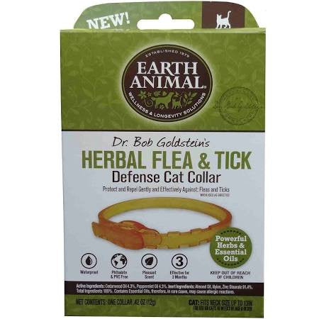 Earth Animal Cat Flea & Tick Collar {L+x} 853965006798