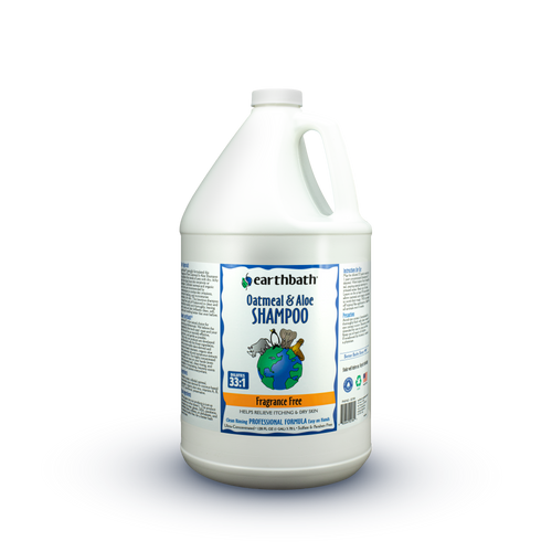 Earthbath Oatmeal & Aloe Shampoo Fragrance Free 128oz - Dog