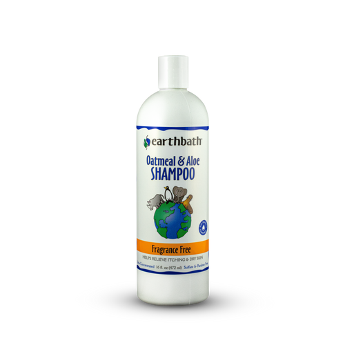 Earthbath Oatmeal & Aloe Shampoo Fragrance Free 16oz - Dog