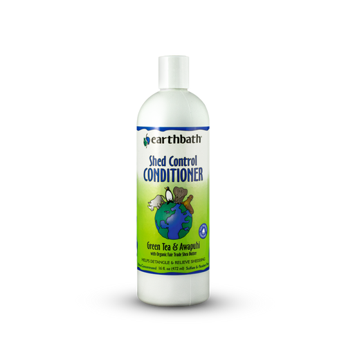 Earthbath Shed Control Conditioner Green Tea & Awapuhi 16oz - Dog