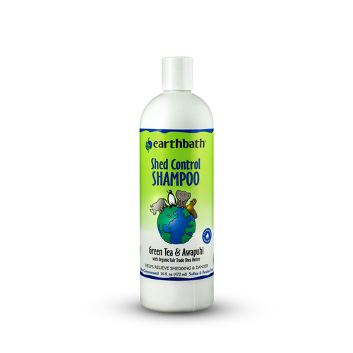 Earthbath Shed Control Shampoo Green Tea & Awapuhi 16oz - Dog