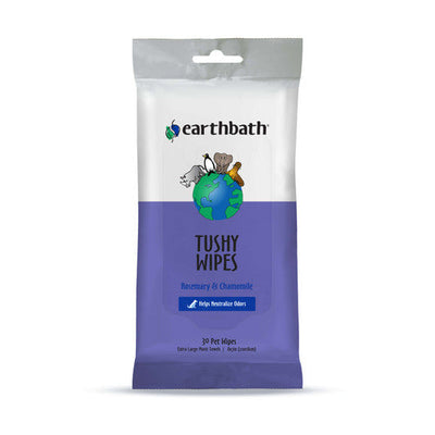 Earthbath Tushy Wipes Rosemary & Chamomile 30ct - Dog