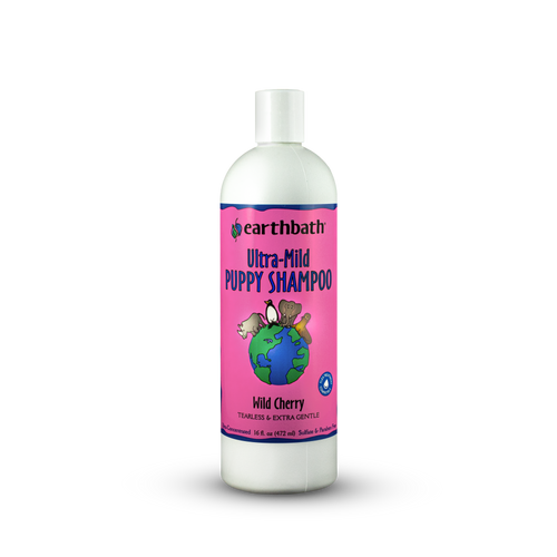 Earthbath Ultra - Mild Puppy Shampoo Wild Cherry 16oz - Dog