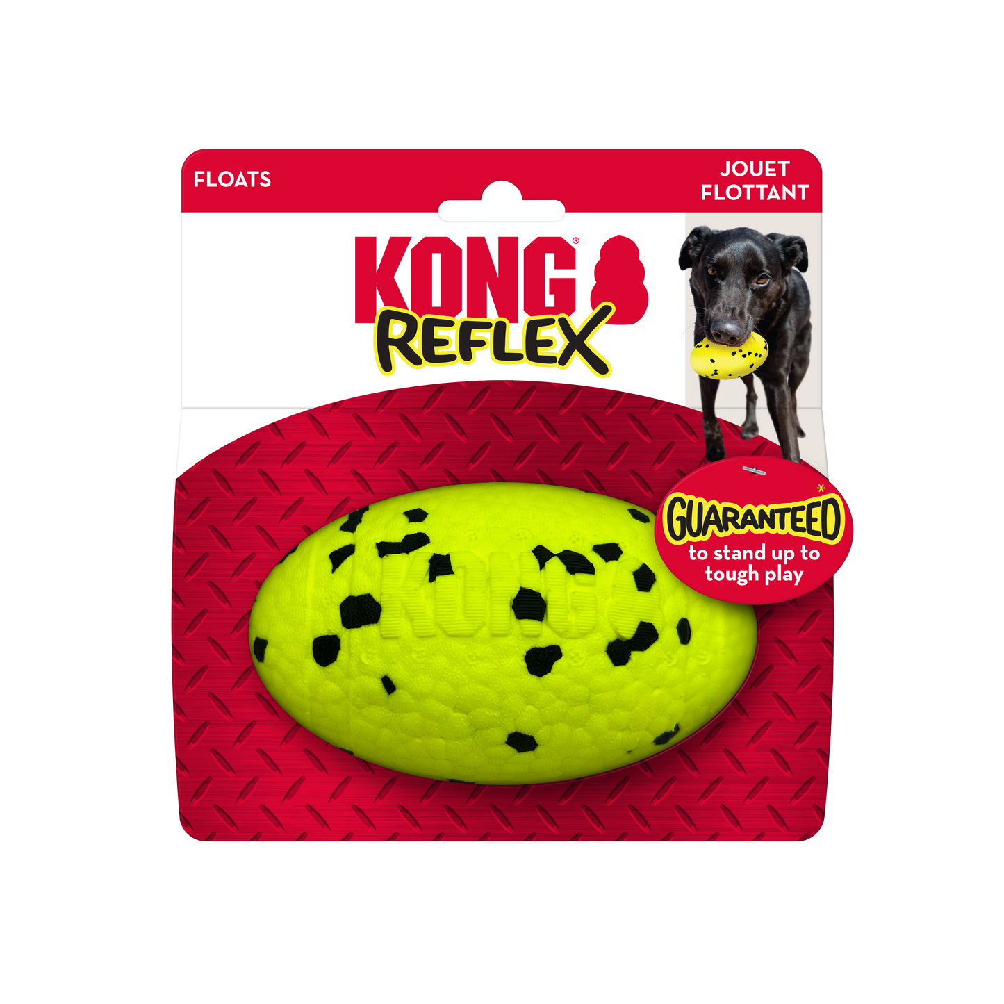 KONG Reflex Football Dog Toy Medium/Large 035585505268