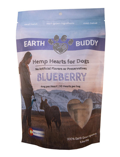EB HEMP HEARTS BBRY 4MG 7Z - Dog