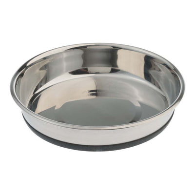 Pet Zone Products Deluxe Stainless Steel Cat Bowl Silver 12 oz 780824125140