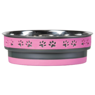 Loving Pets Corsa Pet Bowl Fiery Pink Large 842982070110