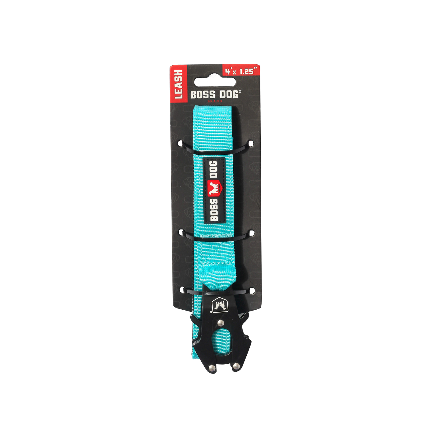 Boss Dog Tactical Dog Leash Teal 4 ft 850065051376