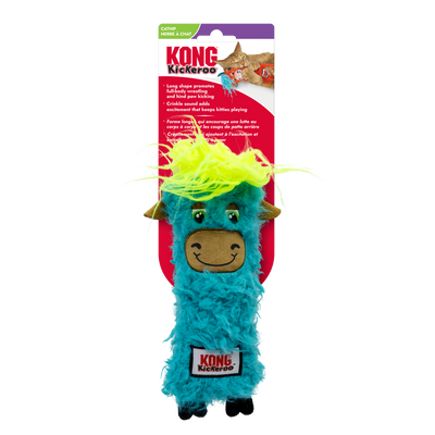KONG KONG Kickeroo Highland Cow Cat Toy Assorted Color 035585534039