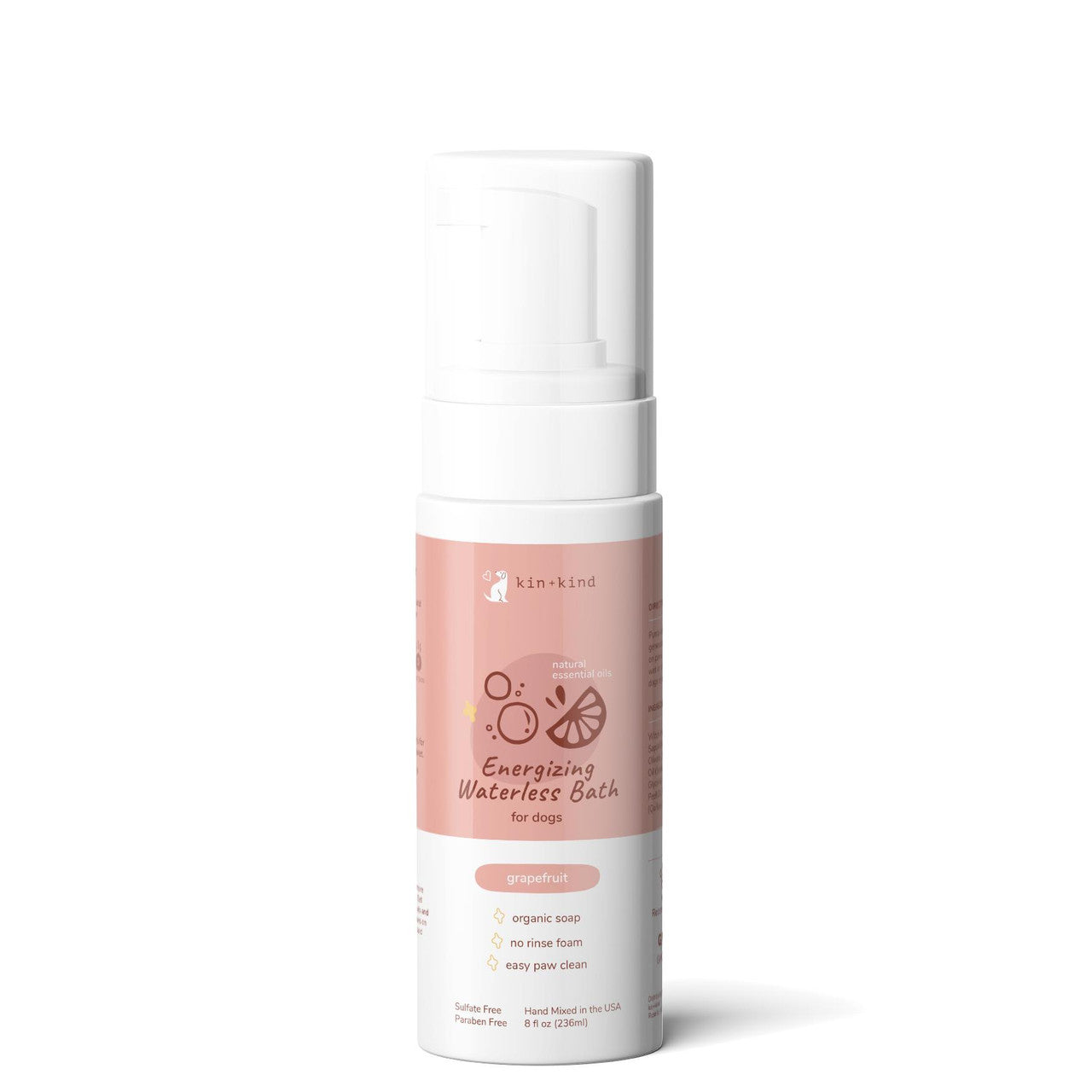 Energizing Grapefruit Natural Waterless Bath for Dogs 8 oz 850027253046