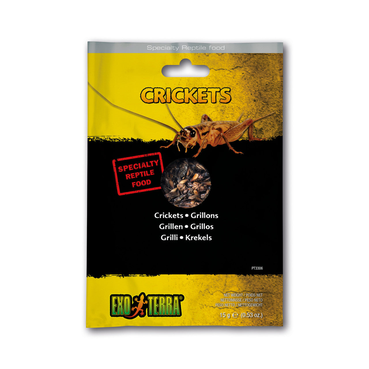 ET Reptile Food, Crickets .53oz {L+ 015561233064