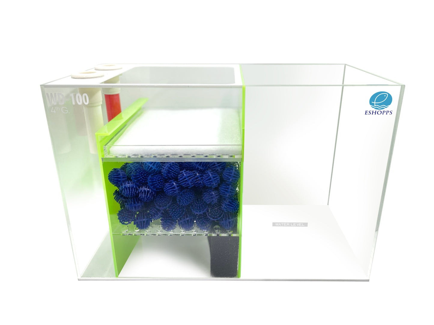 Eshopps Wet Dry Filter - 4th Generation 24In X 12In X 16 in, 100 gal 793888794108