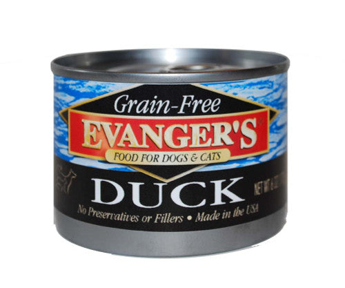 Evangerās Grain - Free Wet Dog & Cat Food Duck 6oz 24pk