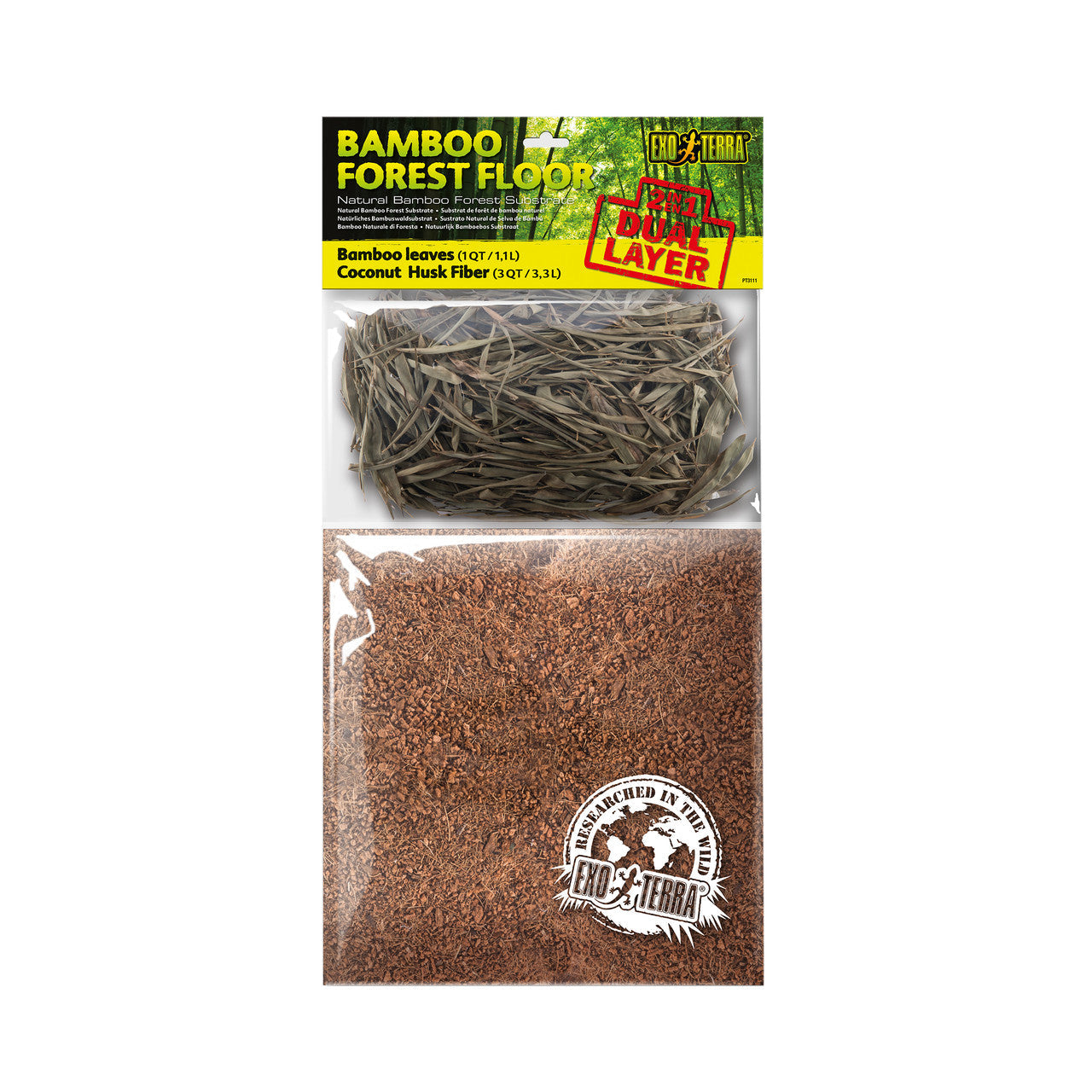 Exo Terra Bamboo Forest Floor Substrate, 4 qt 015561231114