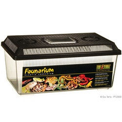 Exo Terra Faunarium Flat Home Medium 14" x 8" x 6" Pt2300{RR} 015561223003