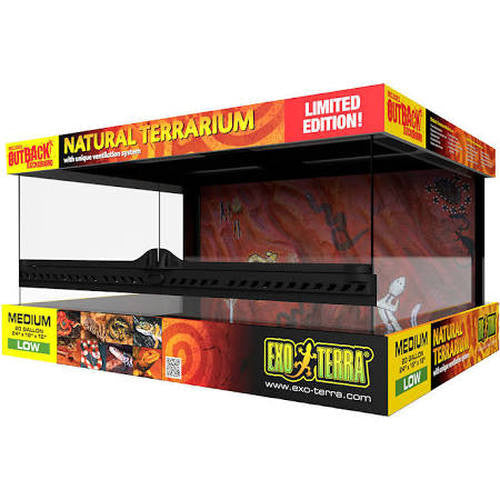 Exo Terra Glass Terrarium 24x18x12 Pt2604 SD-3 015561226042