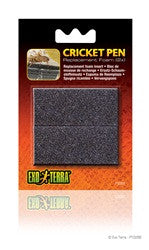 Exo Terra Replacement Sponge Cricket Pen 2pcs Pt2288{L + 7} - Reptile