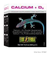 Exo Terra Reptile Calcium + Vit D3 1.4oz Pt1855{L+7} 015561218559