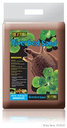 Exo Terra Riverbed Sand 10# Brown Pt3107 - Reptile