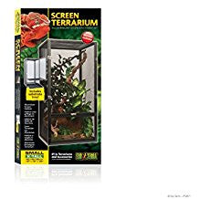 Exo Terra Screen Terrarium Small Extra Tall Pt2677 - Reptile