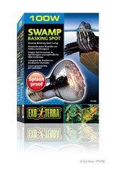 Exo Terra Swamp Glo Basking Spot Bulb 100w Pt3782{L + 7} - Reptile