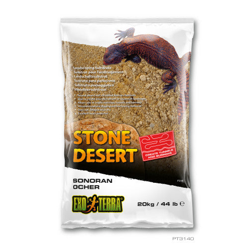 ExoTerra Sonoran Ocher Stone Desert 44lb - Reptile