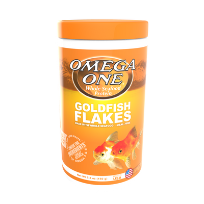 Omega One Goldfish Flakes Fish Food 5.3 oz 698220015616