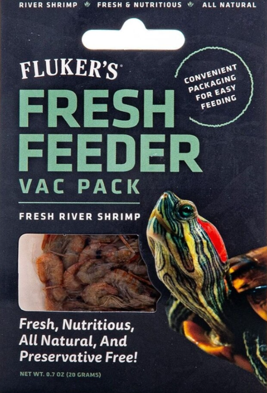 Fluker's Fresh Feeder Vac Pack Fresh River Shrimp 0.7 oz 091197780158