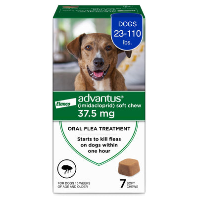 Elanco Advantus Chewable Flea Treatment for Dogs 7ct Large Dogs (23-110 Lbs) 724089454461