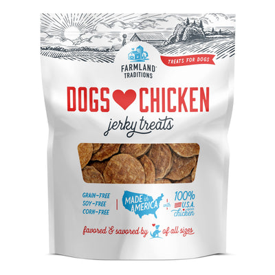 Farmland Traditions Dogs Love Chicken Jerky Treats 16 oz