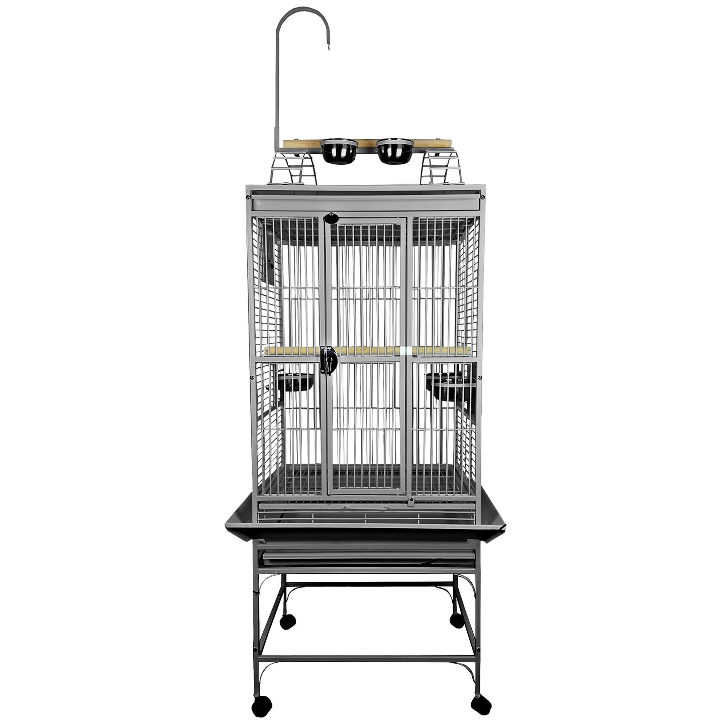 A & E Cages Play Top Bird Cage Platinum 24In X 22 in 644472400052
