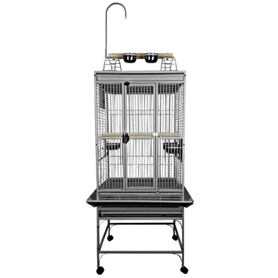 A & E Cages Play Top Bird Cage Platinum 24In X 22 in 644472400052