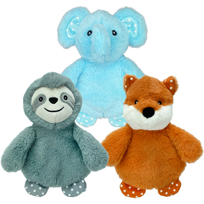 Multipet Pet Envy PolkaDot Animals Dog Toy Assorted Color 10 in 784369573466