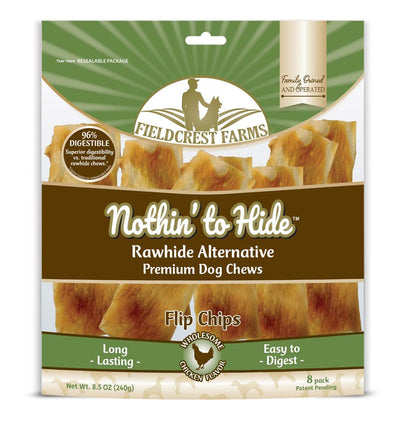 Fieldcrest Farms Nothin' To Hide Flip Chips Dog Treat Chicken 8.5 oz 8 pk