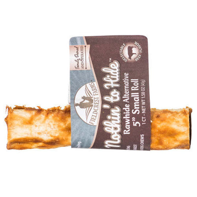 Fieldcrest Farms Nothin’ To Hide Roll Dog Treat Beef 5in SM 1pk