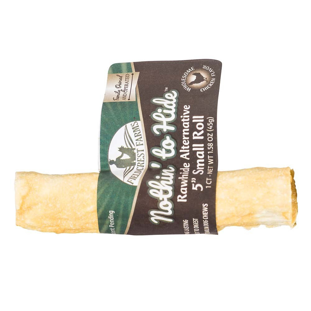 Fieldcrest Farms Nothin' To Hide Roll Dog Treat Chicken 5in SM 1pk