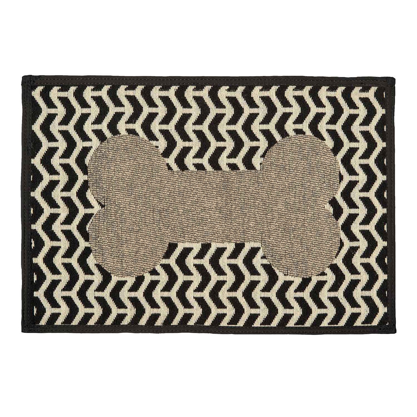 Loving Pets Bella Fashion Mats Geometric Bone Brown 842982075665